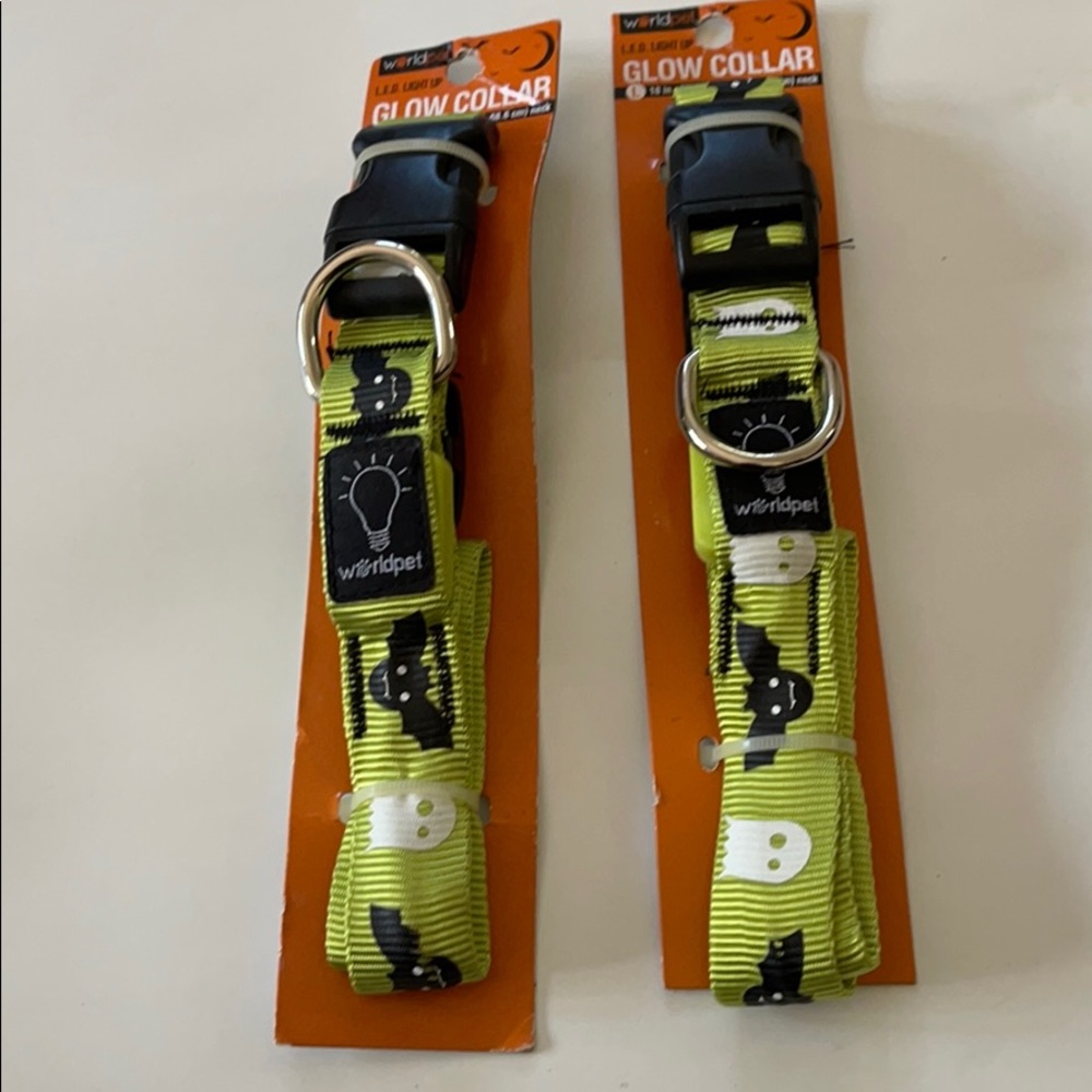 Led light up glow collar